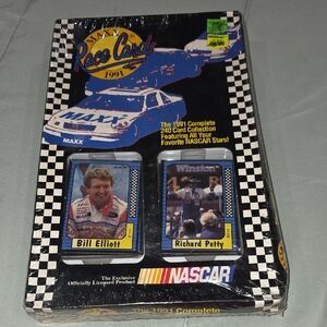 Race Cards 1991 NASCAR Trading Card Set - Black, Blue